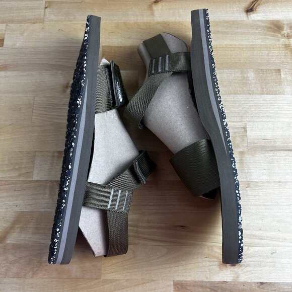 THE NORTH FACE Sandals Skeena‎ Olive Green Sport Hook Loop Men's Size 12 NEW - Picture 6 of 10
